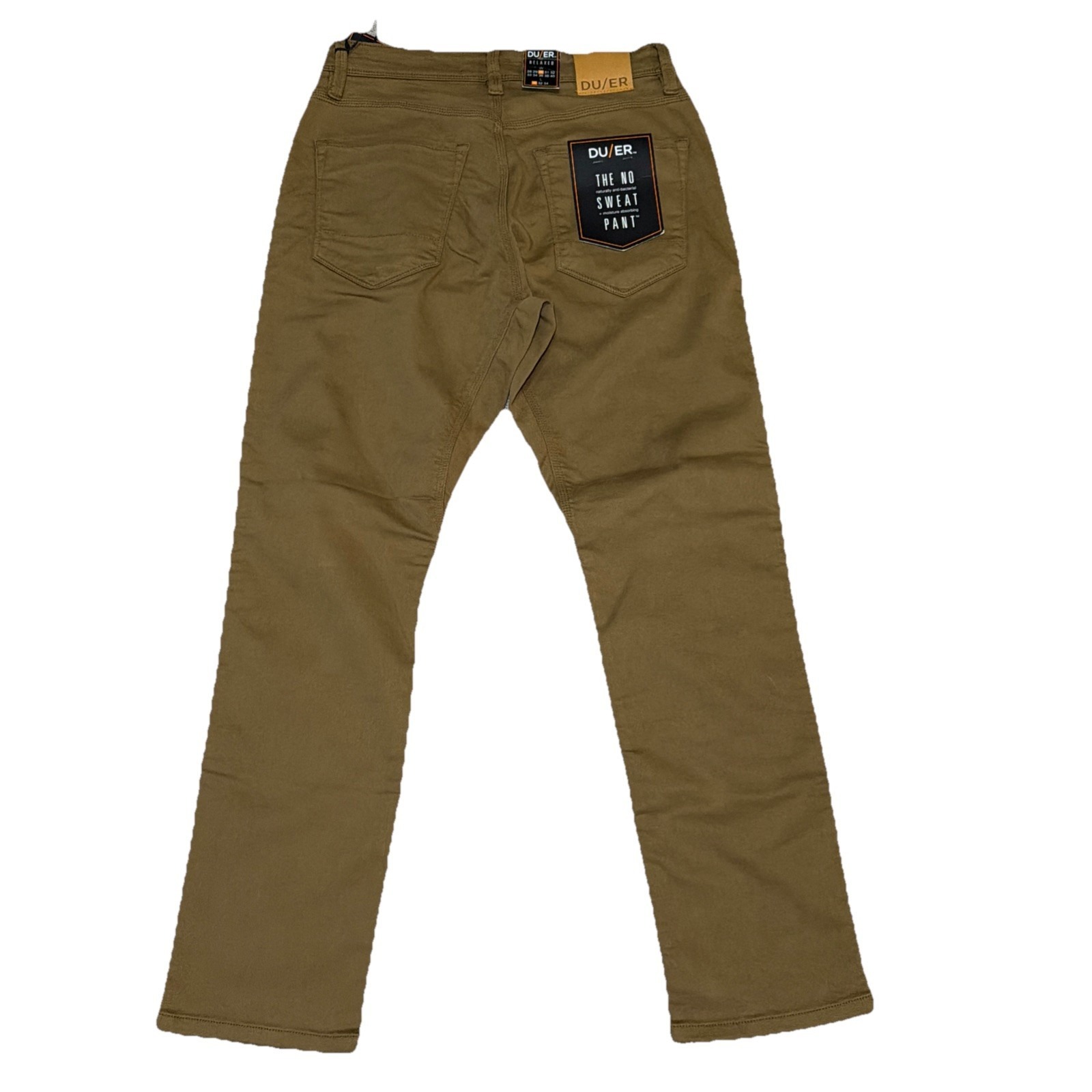 Du/Er Duer Relaxed Fit No Sweat N2x Taper Pants 30x30 Mustard Stretch Nwt — image 6 of 8